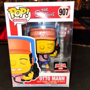 The Simpsons Otto Mann Target Con 2021 Limited Edition Funko Pop #907